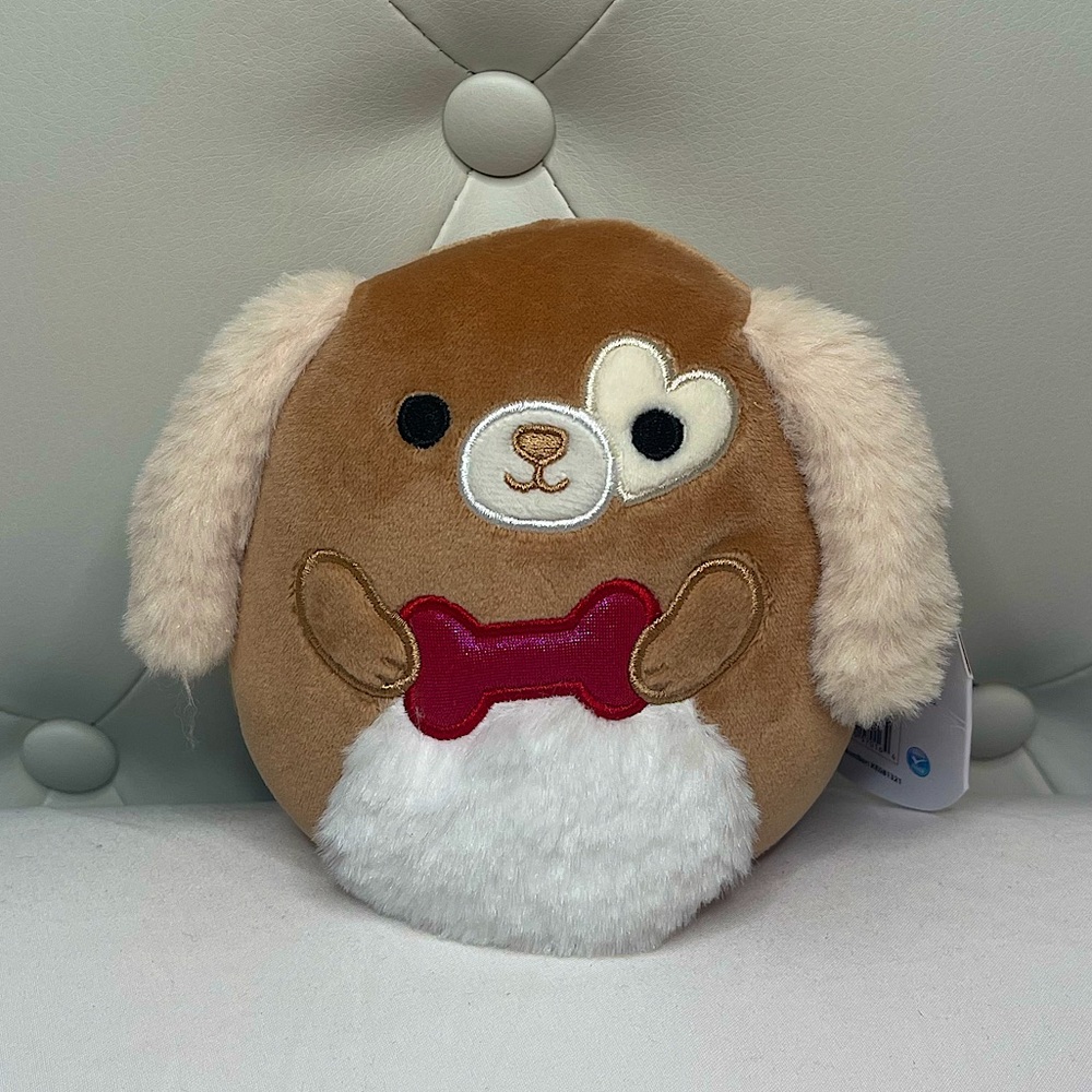 NWT Delroy The Valentine's Day Dog 5" Squishmallow